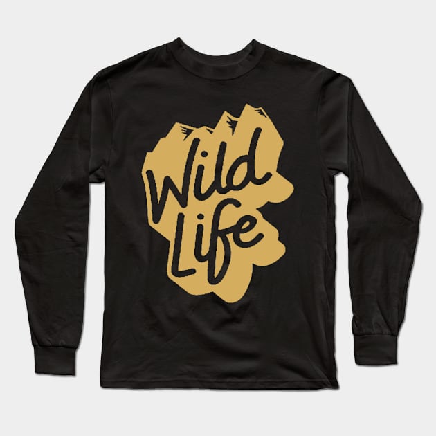 Live the Wild Life - Mountains are Calling Long Sleeve T-Shirt by ballhard